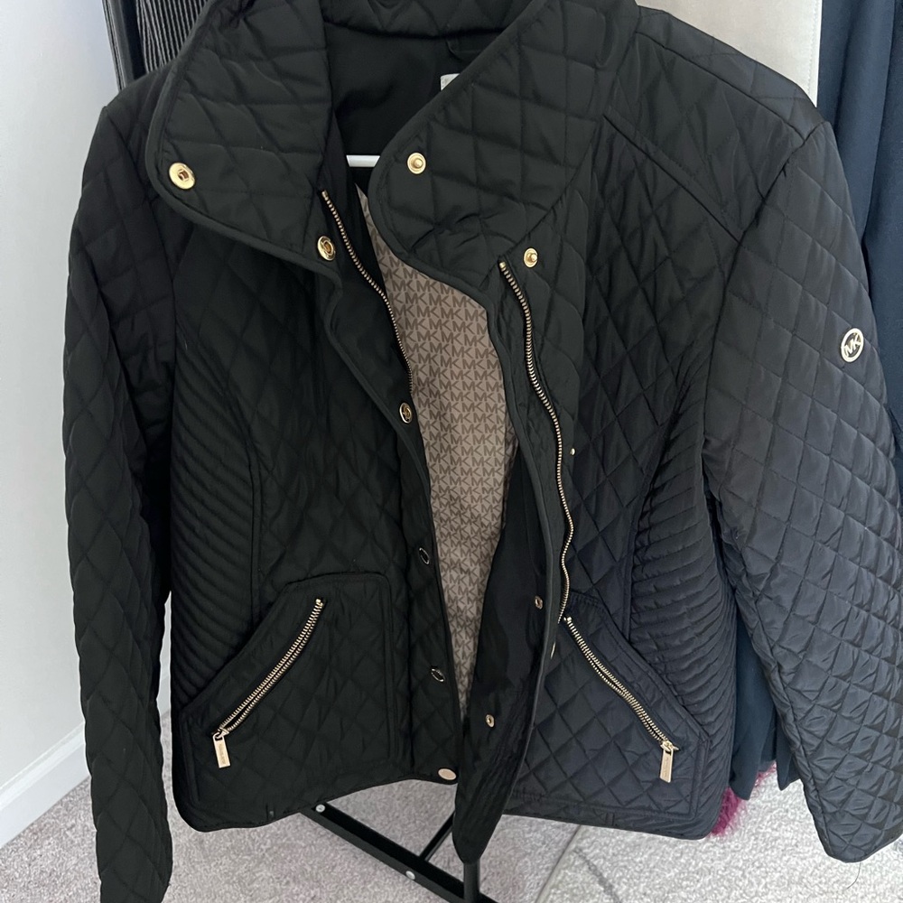 Quilted Michael kors coat like new